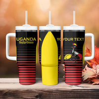 Uganda Rugby Custom Tumbler With Handle Go Cranes