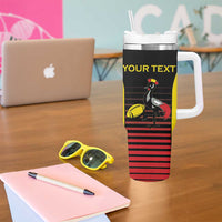 Uganda Rugby Custom Tumbler With Handle Go Cranes