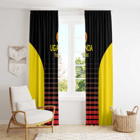 Uganda Rugby Custom Window Curtain Go Cranes