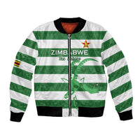 Zimbabwe Rugby Custom Bomber Jacket Go Sables Go