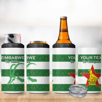Zimbabwe Rugby Custom 4 in 1 Can Cooler Tumbler Go Sables Go