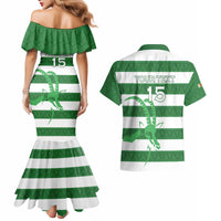 Zimbabwe Rugby Custom Couples Matching Mermaid Dress and Hawaiian Shirt Go Sables Go