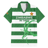 Zimbabwe Rugby Custom Family Matching Mermaid Dress and Hawaiian Shirt Go Sables Go