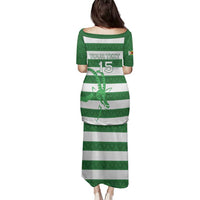 Zimbabwe Rugby Custom Family Matching Puletasi and Hawaiian Shirt Go Sables Go