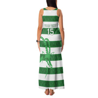 Zimbabwe Rugby Custom Family Matching Tank Maxi Dress and Hawaiian Shirt Go Sables Go