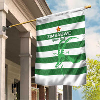 Zimbabwe Rugby Custom Garden Flag Go Sables Go