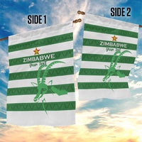 Zimbabwe Rugby Custom Garden Flag Go Sables Go