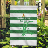 Zimbabwe Rugby Custom Garden Flag Go Sables Go