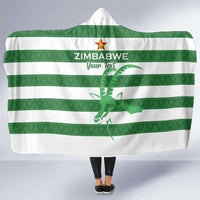 Zimbabwe Rugby Custom Hooded Blanket Go Sables Go