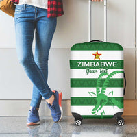 Zimbabwe Rugby Custom Luggage Cover Go Sables Go