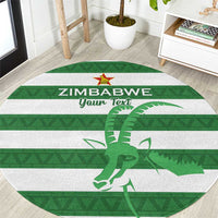 Zimbabwe Rugby Custom Round Carpet Go Sables Go