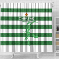 Zimbabwe Rugby Custom Shower Curtain Go Sables Go