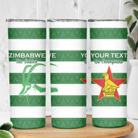 Zimbabwe Rugby Custom Skinny Tumbler Go Sables Go