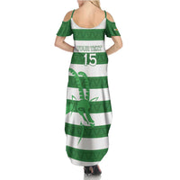 Zimbabwe Rugby Custom Summer Maxi Dress Go Sables Go