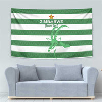 Zimbabwe Rugby Custom Tapestry Go Sables Go