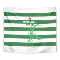 Zimbabwe Rugby Custom Tapestry Go Sables Go