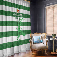 Zimbabwe Rugby Custom Window Curtain Go Sables Go