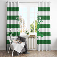Zimbabwe Rugby Custom Window Curtain Go Sables Go