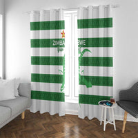 Zimbabwe Rugby Custom Window Curtain Go Sables Go