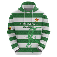 Zimbabwe Rugby Custom Zip Hoodie Go Sables Go