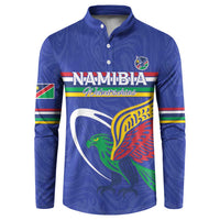Namibia Rugby Custom Button Sweatshirt Go Welwitschias
