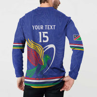 Namibia Rugby Custom Button Sweatshirt Go Welwitschias