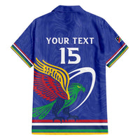 Namibia Rugby Custom Family Matching Summer Maxi Dress and Hawaiian Shirt Go Welwitschias