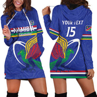 Namibia Rugby Custom Hoodie Dress Go Welwitschias