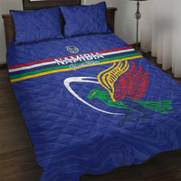 Namibia Rugby Custom Quilt Bed Set Go Welwitschias