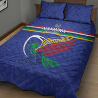 Namibia Rugby Custom Quilt Bed Set Go Welwitschias