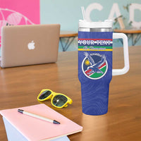 Namibia Rugby Custom Tumbler With Handle Go Welwitschias