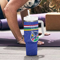 Namibia Rugby Custom Tumbler With Handle Go Welwitschias
