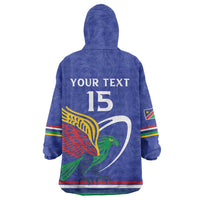 Namibia Rugby Custom Wearable Blanket Hoodie Go Welwitschias