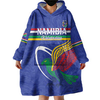 Namibia Rugby Custom Wearable Blanket Hoodie Go Welwitschias