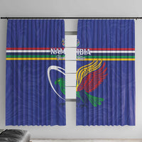 Namibia Rugby Custom Window Curtain Go Welwitschias