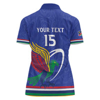 Namibia Rugby Custom Women Polo Shirt Go Welwitschias