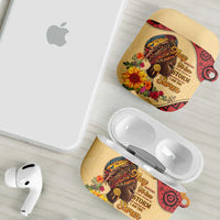 Black History Month AirPods Case African Woman Afro I Am The Storm - Wonder Print Shop