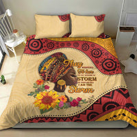 Black History Month Bedding Set African Woman Afro I Am The Storm - Wonder Print Shop