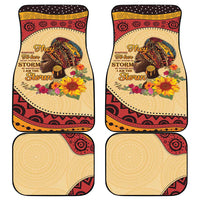 Black History Month Car Mats African Woman Afro I Am The Storm - Wonder Print Shop