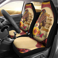 Black History Month Car Seat Cover African Woman Afro I Am The Storm - Wonder Print Shop