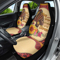 Black History Month Car Seat Cover African Woman Afro I Am The Storm - Wonder Print Shop