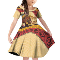 Black History Month Family Matching Off Shoulder Short Dress and Hawaiian Shirt African Woman Afro I Am The Storm - Wonder Print Shop