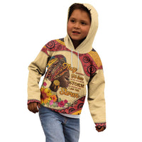 Black History Month Kid Hoodie African Woman Afro I Am The Storm - Wonder Print Shop