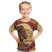 Black History Month Kid T Shirt African Woman Afro I Am The Storm - Wonder Print Shop