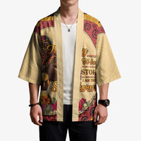 Black History Month Kimono African Woman Afro I Am The Storm - Wonder Print Shop
