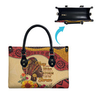 Black History Month Leather Bag African Woman Afro I Am The Storm - Wonder Print Shop