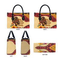 Black History Month Leather Bag African Woman Afro I Am The Storm - Wonder Print Shop