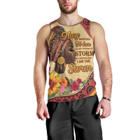 Black History Month Men Tank Top African Woman Afro I Am The Storm - Wonder Print Shop