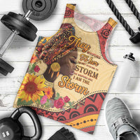 Black History Month Men Tank Top African Woman Afro I Am The Storm - Wonder Print Shop