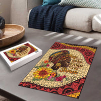 Black History Month Puzzle African Woman Afro I Am The Storm - Wonder Print Shop